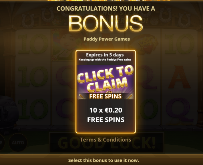 10 Free spins