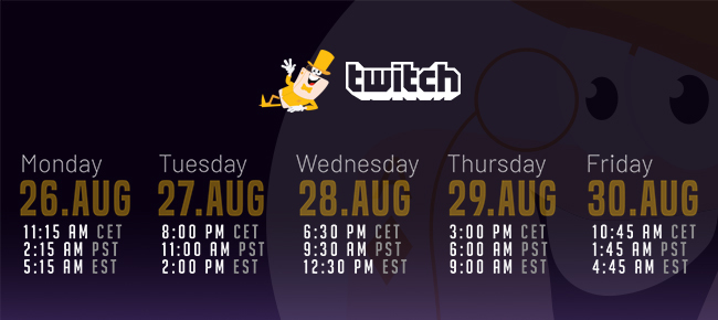 Streaming Times, Aug 26 - Aug 30, 2019