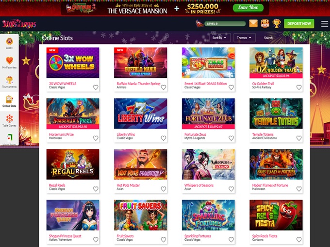 Slots of Vegas 18.12.2025. Lobby 