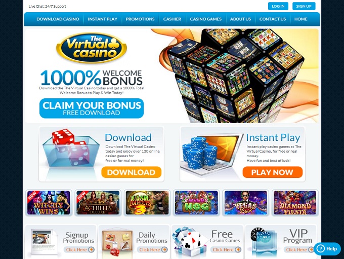 The Virtual Casino No Deposit Casino Review