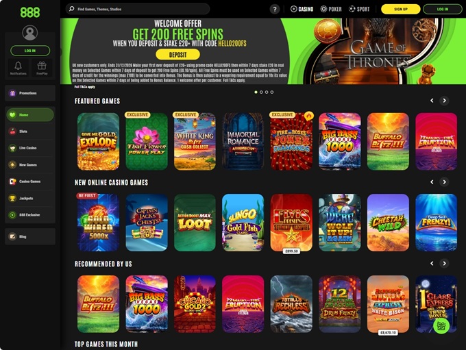 888 Casino 13.10.2026. hp