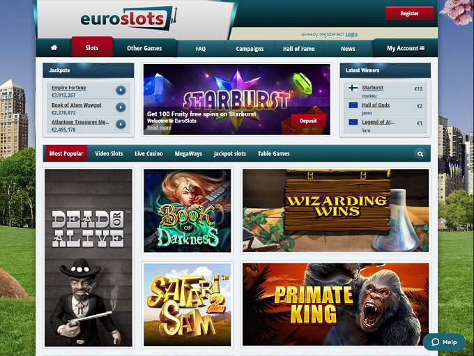 EuroSlots Casino New Hp 