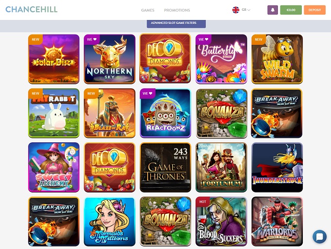 Chance Hill Casino Review