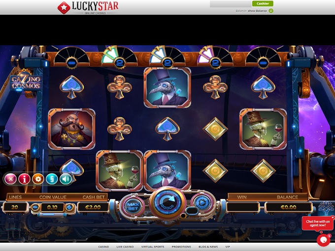LuckyStar Casino 20 Free Spins