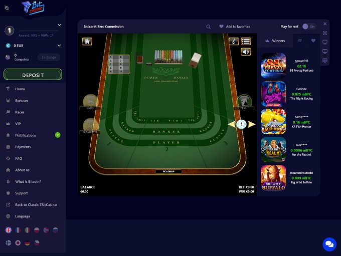 7Bit Casino 24.08.2022. Game3 