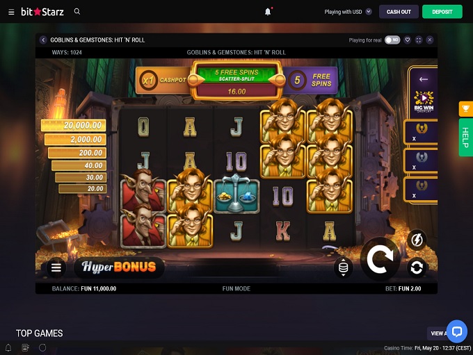 BitStarz Casino 20.05.2022. Game1 