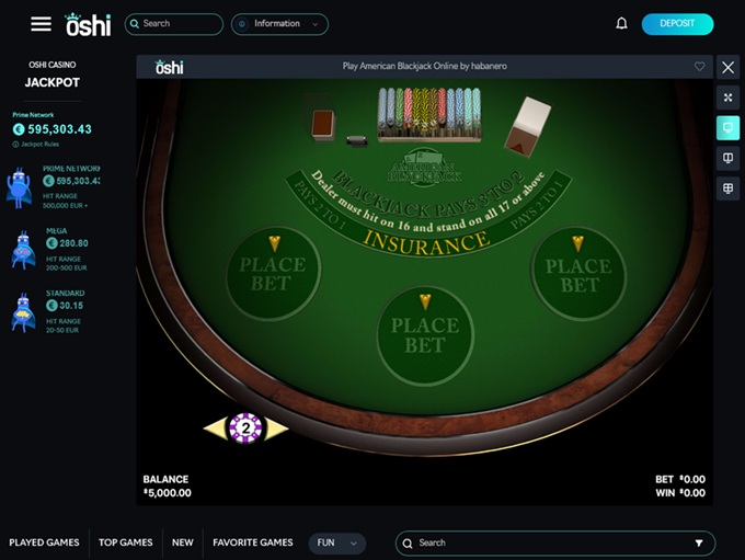 Oshi Casino 20.11.2025. Game 3 