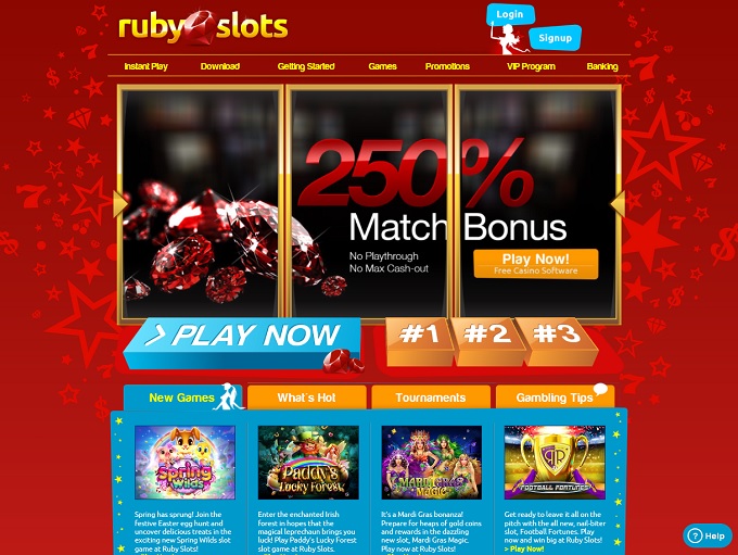 Ruby Slots Casino 19.04.2021. hp 