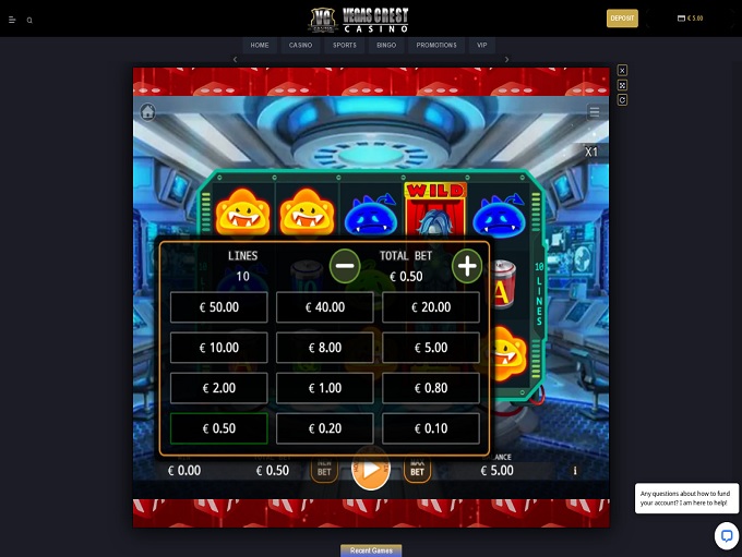 Vegas Crest Casino 18.04.2023. Game1 