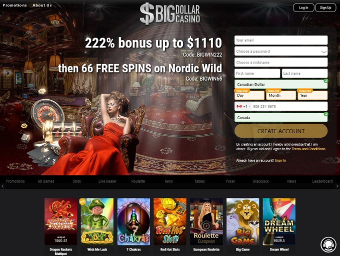 Big Dollar Casino 02.03.2022. Hp 