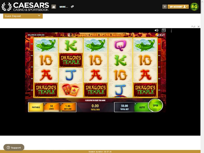 Caesars Casino game2 