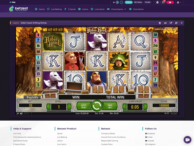 Betzest Casino New Game 1 