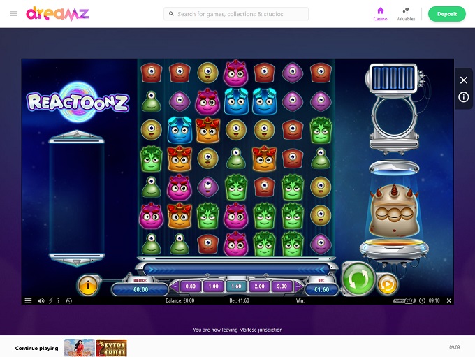 Dreamz Casino Game 2 