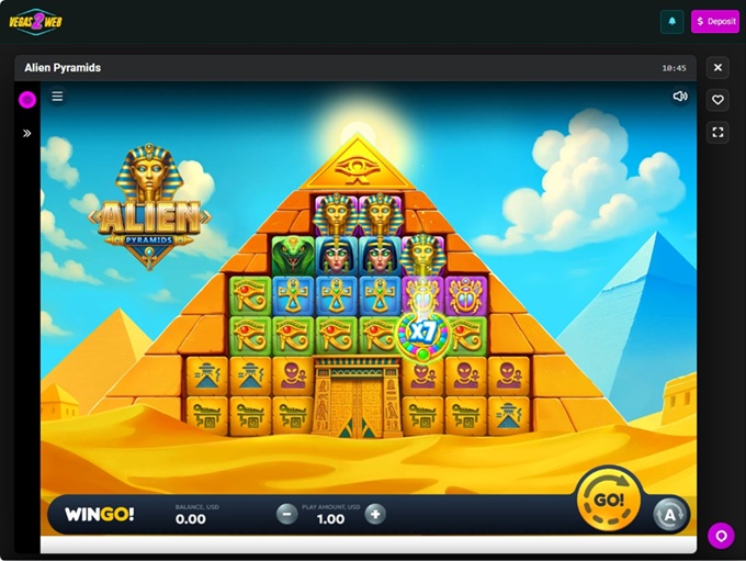 Vegas2Web Casino 06.5.2026. Game 1 