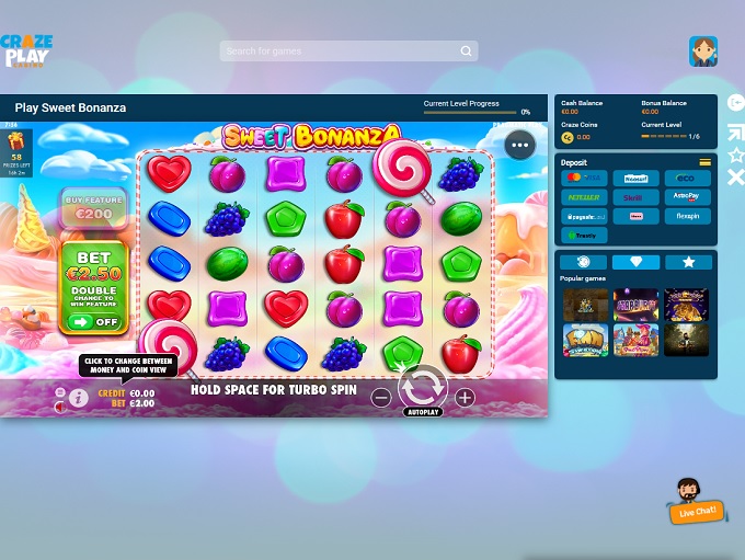 CrazePlay Casino New Game2 