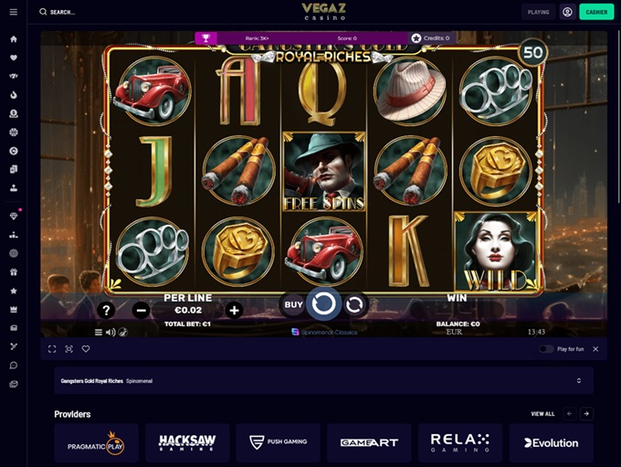 Vegaz Casino 11.07.2025. Game 1 