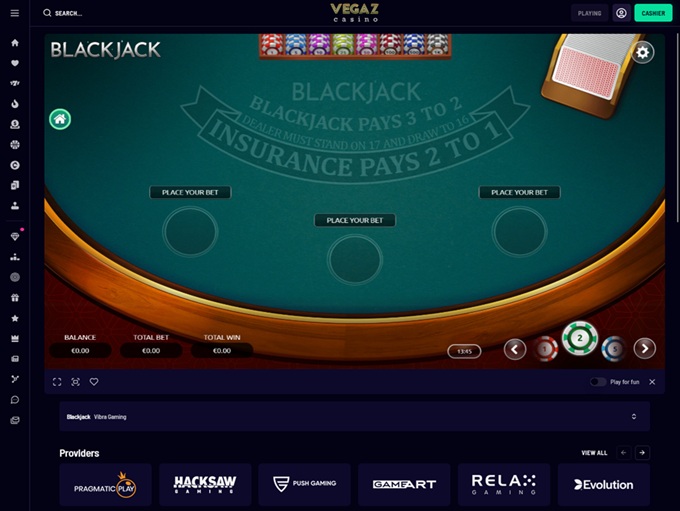 Vegaz Casino 11.07.2025. Game 3 