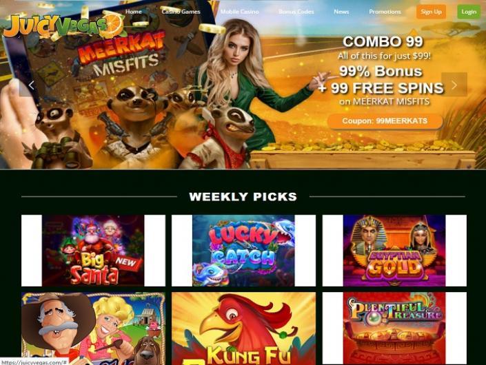 Juicy Vegas Casino Free Bonus