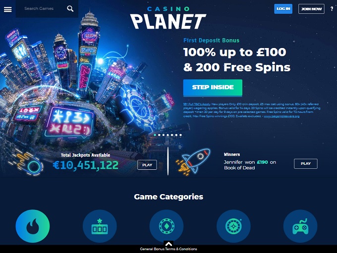 Casino Planet New Hp