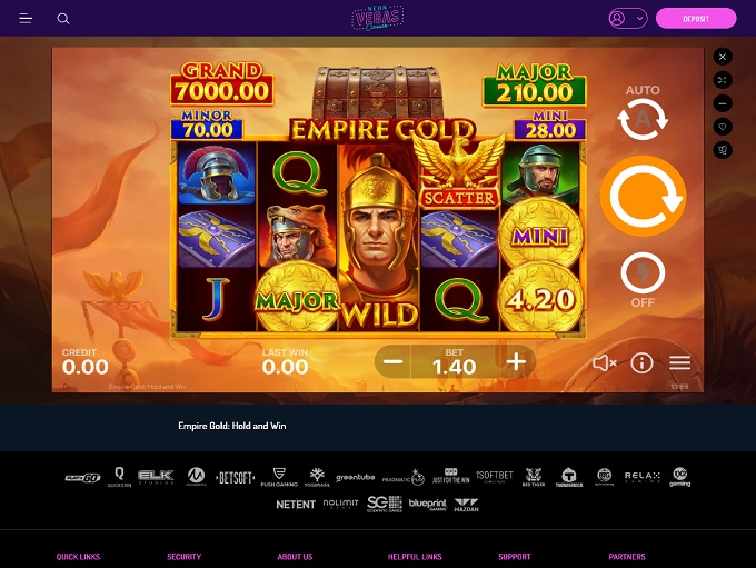 NeonVegas Casino 08.08.2023. Game2 