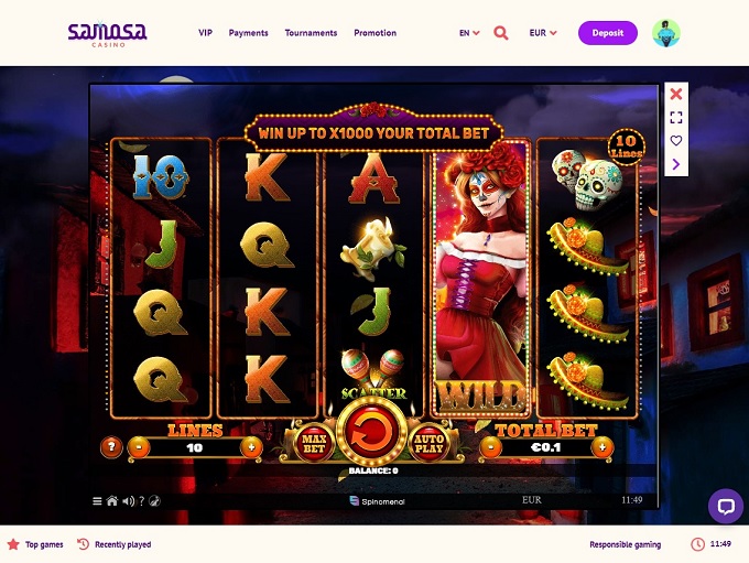 Samosa Casino 25.11.2021. Game 1 
