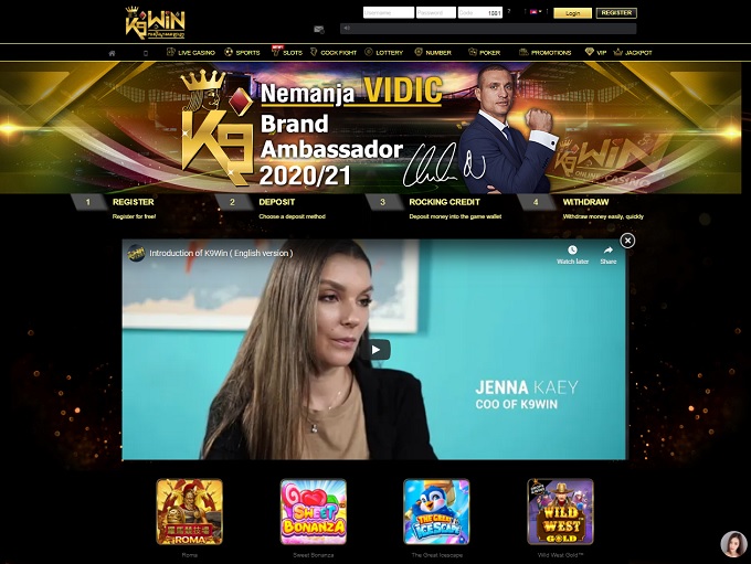 K9win Casino Rated 3.4 out of 5 - 100% up to $688 Sign Up Bonus