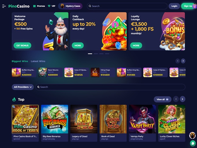 Pino Casino 01.12.2025. hp