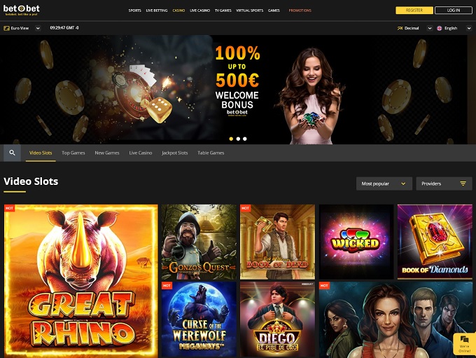 betObet Casino Hp