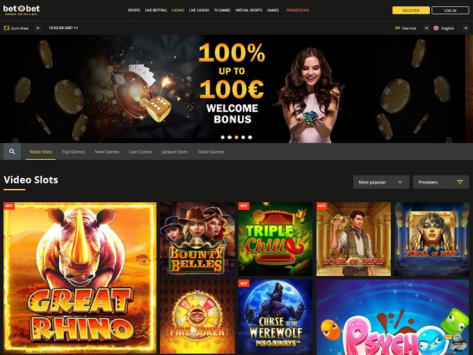 bet O bet Casino 01.03.2022. Hp