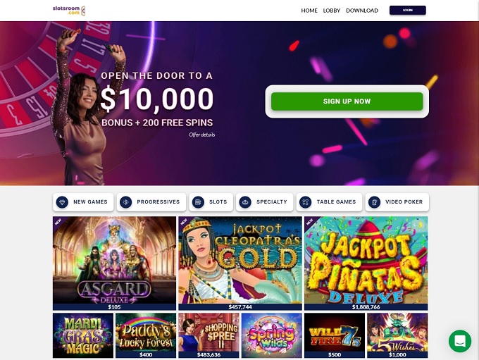 Slotsroom.com Casino hp 