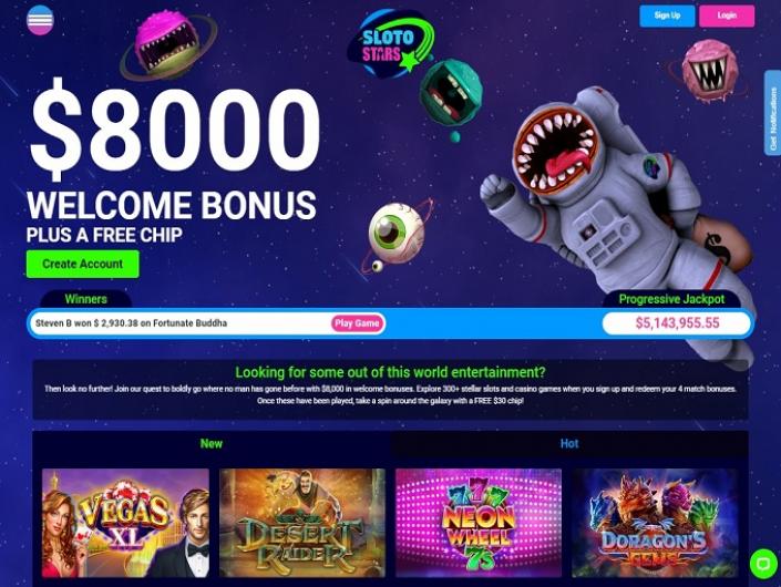 Sloto Stars Casino Review ᐈ Exclusive 20 No Deposit Bonus