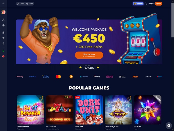 an online casino