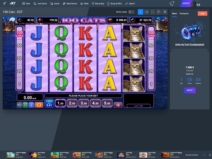 Jet Casino 04.10.2021. Game1 