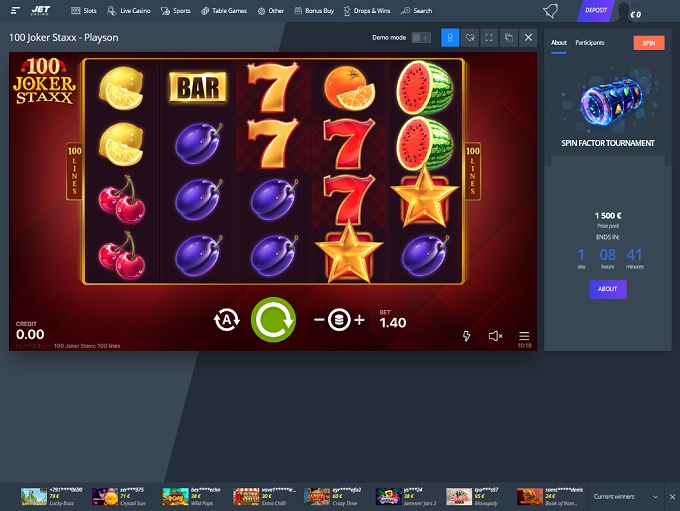 Jet Casino 04.10.2021. Game2 