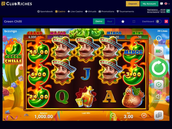 ClubRiches Casino 19.01.2023. Game1 