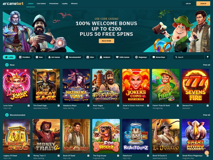 Arcanebet Casino 26.01.2022. Hp 