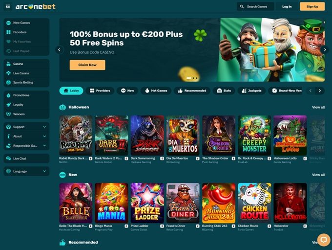 arcanebet Casino 24.10.2025. Hp