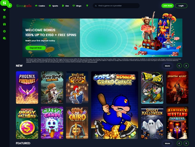 Spinzwin Casino 15.10.2025. hp