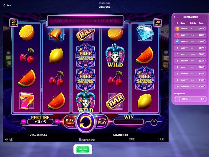SlotsPalace Casino Game 2 