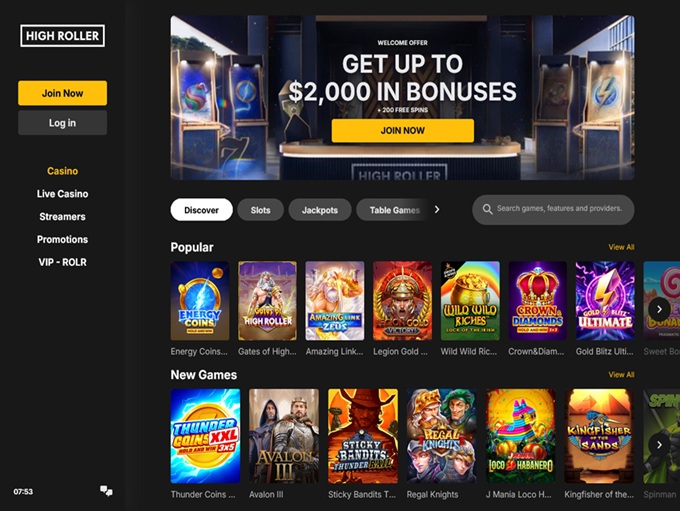 High Roller Casino 02.06.2025. Hp