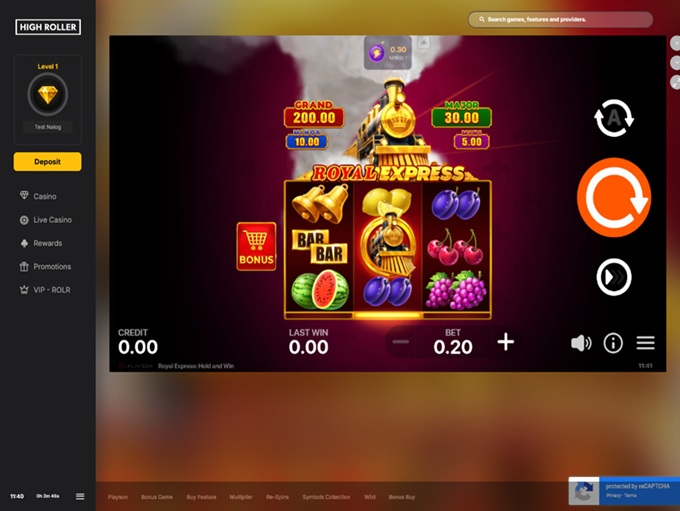 High Roller Casino 15.09.2025. Game1