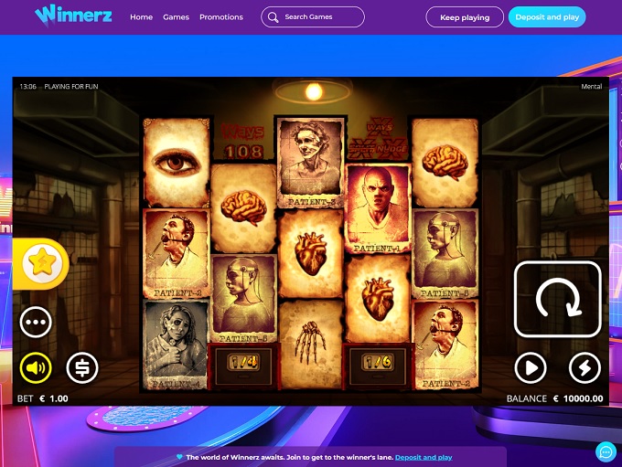 Winnerz Casino Game 2 