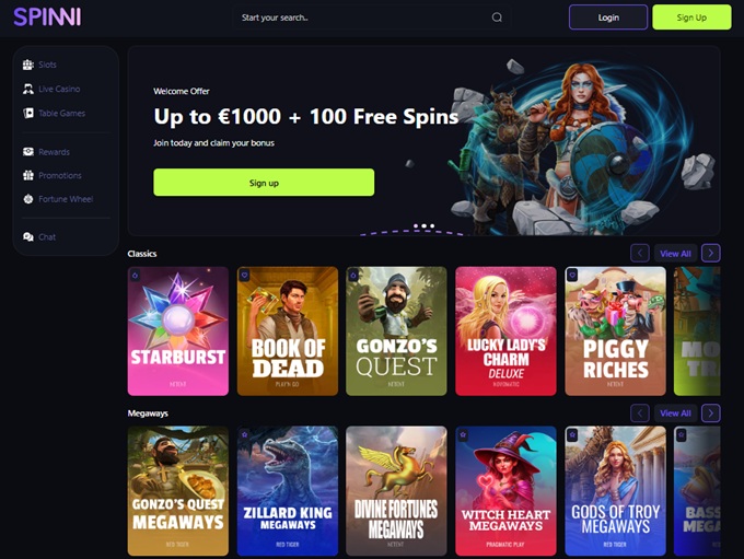 Spinni Casino 09.06.2025. Hp