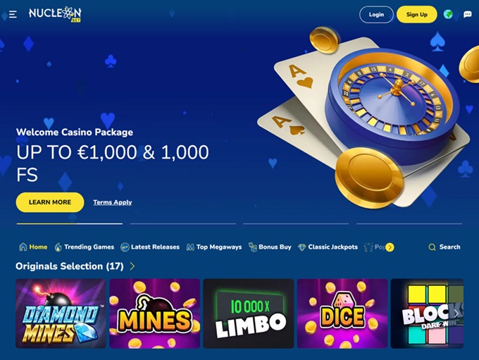 Nucleonbet Casino 12.11.2025. hp 