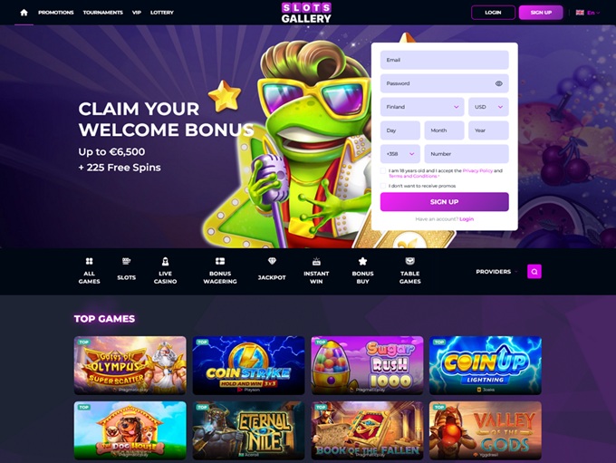 Slots Gallery Casino 15.07.2025. hp 