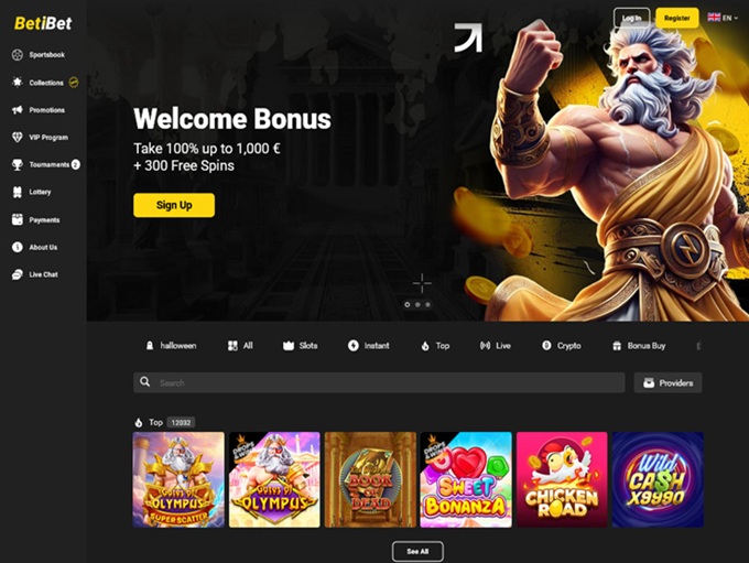 BetiBet Casino 27.10.2025. Hp