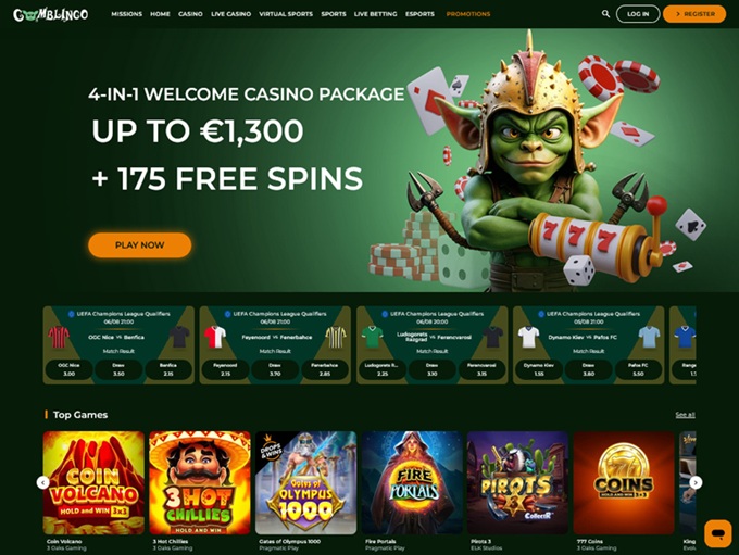 Gomblingo Casino 31.07.2025. Hp