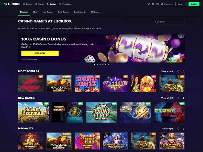 Luckbox Casino 26.07.2023 Hp 