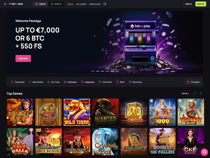 BetandPlay Casino 27.11.2024. Hp 