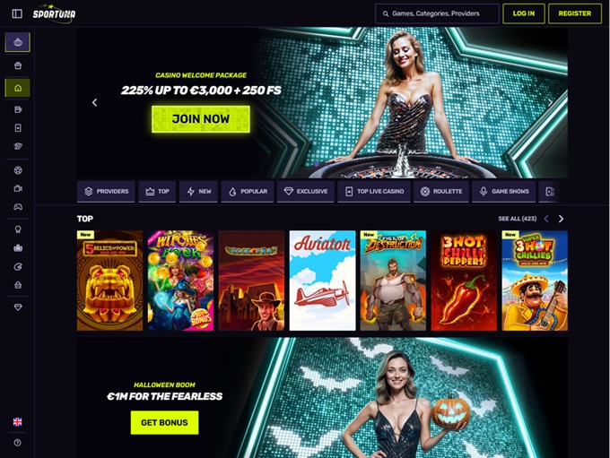 Sportuna Casino 30.10.2025. hp 